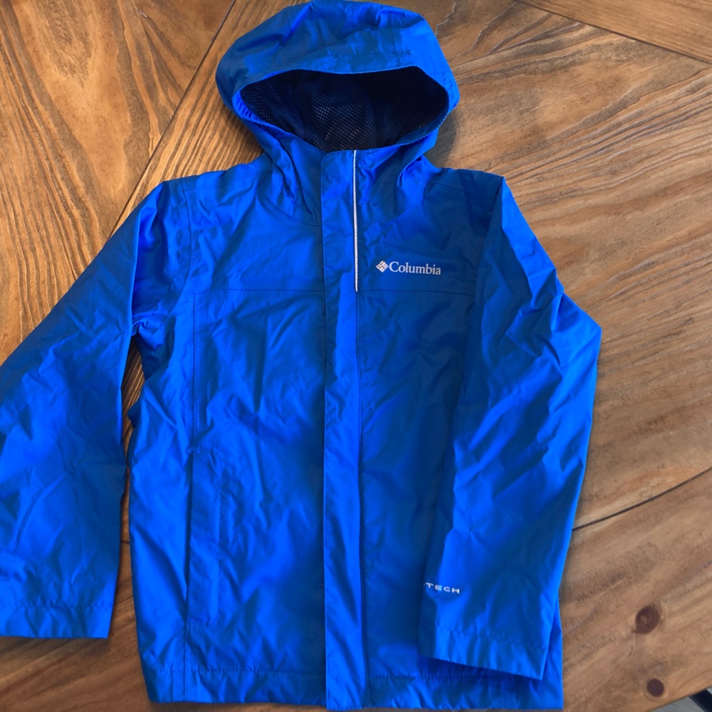 Kids XS (6/7) Columbia omni tech rain jacket